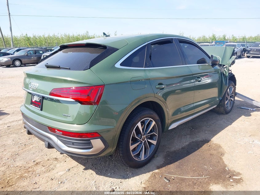 2022 Audi Q5 sportback VIN WA14AAFY1N2084904 IAAI salvage auction — FRONT END, Salvage (Pennsylvania), sold $8,000 on 2026-08-12 (photo 4)