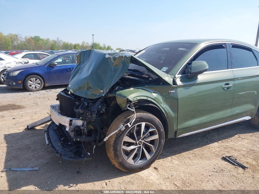 2022 Audi Q5 sportback VIN WA14AAFY1N2084904 IAAI salvage auction — FRONT END, Salvage (Pennsylvania), sold $8,000 on 2026-08-12 (photo 6)