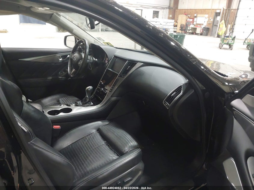 2017 Infiniti Q50 VIN JN1CV7AR4HM680562 IAAI salvage auction — FRONT END, Salvage (New Jersey), sold $750 on 2026-07-15 (photo 5)