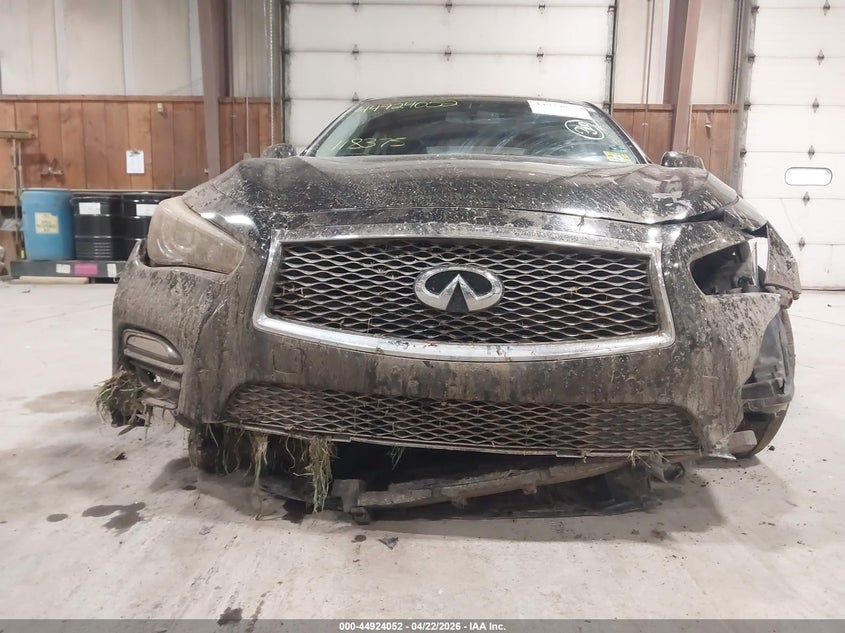 2017 Infiniti Q50 VIN JN1CV7AR4HM680562 IAAI salvage auction — FRONT END, Salvage (New Jersey), sold $750 on 2026-07-15 (photo 6)