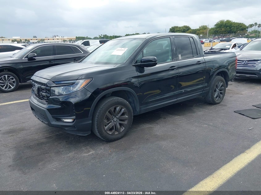 2024 Honda Ridgeline VIN 5FPYK3F1XRB017456 IAAI salvage auction — RIGHT SIDE, Salvage Title, sold $9,300 on 2026-07-23 (photo 2)