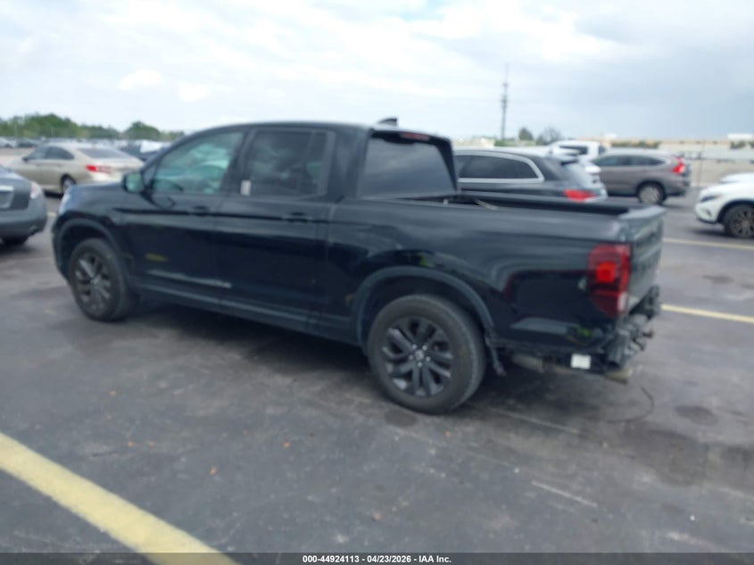 2024 Honda Ridgeline VIN 5FPYK3F1XRB017456 IAAI salvage auction — RIGHT SIDE, Salvage Title, sold $9,300 on 2026-07-23 (photo 3)