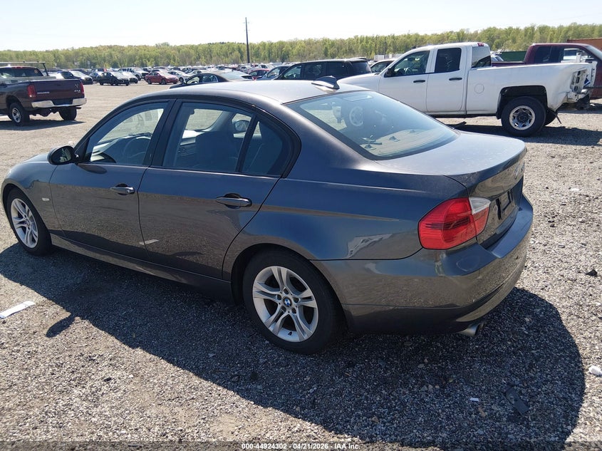 2008 BMW 3 series VIN WBAVC93558K043805 IAAI salvage auction — NORMAL WEAR, Clear (Michigan), sold $450 on 2026-07-20 (photo 3)