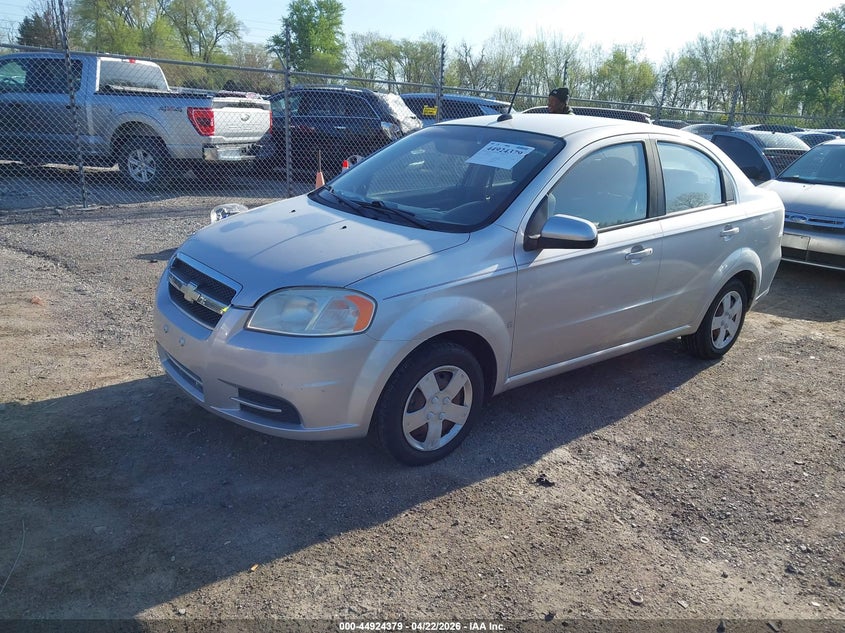 2009 Chevrolet Aveo VIN KL1TD56E89B601988 IAAI salvage auction — LEFT & RIGHT, Salvage (Illinois), sold $425 on 2026-07-13 (photo 2)