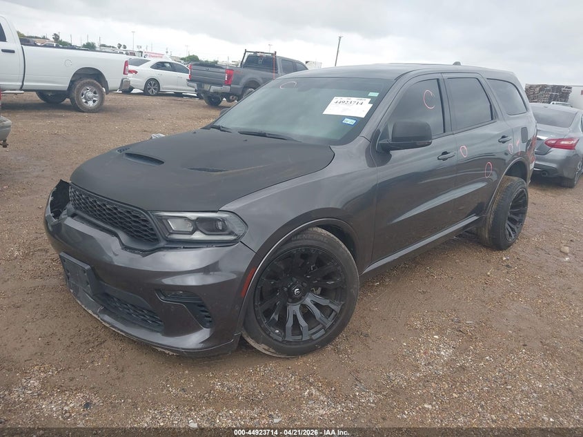 2021 Dodge Durango VIN 1C4SDJCT8MC815253 IAAI salvage auction — RIGHT FRONT, Salvage Title, sold $50 on 2026-07-29 (photo 2)