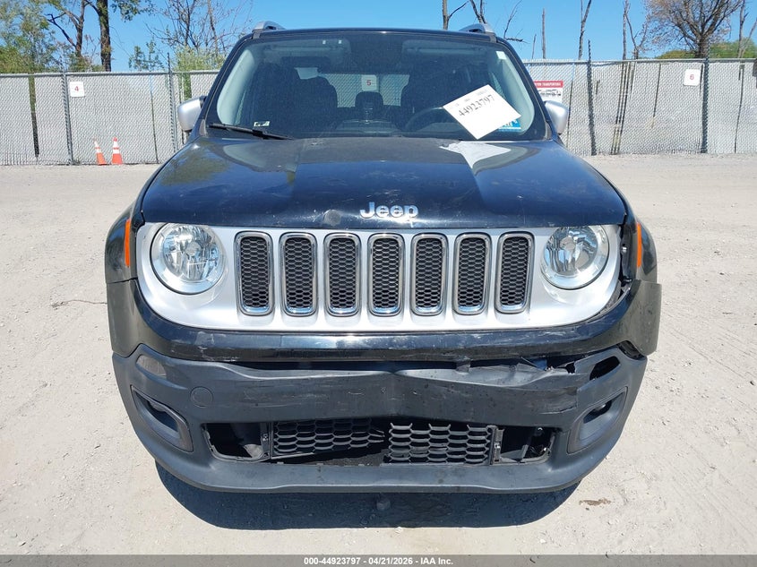 2017 Jeep Renegade VIN ZACCJBDB0HPF72824 IAAI salvage auction — FRONT END, Salvage (New Jersey), sold $1,650 on 2026-07-28 (photo 6)
