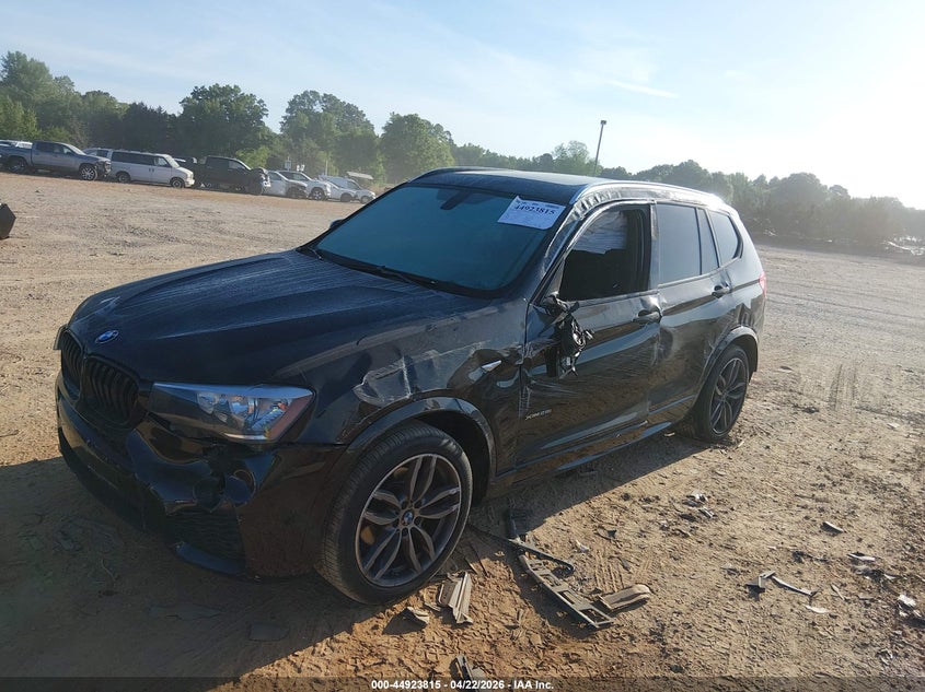 2015 BMW X3 VIN 5UXWX9C5XF0D59285 IAAI salvage auction — ROLLOVER, Salvage (South Carolina), sold $25 on 2026-07-27 (photo 2)