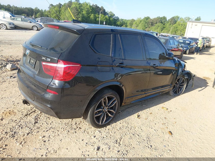 2015 BMW X3 VIN 5UXWX9C5XF0D59285 IAAI salvage auction — ROLLOVER, Salvage (South Carolina), sold $25 on 2026-07-27 (photo 4)