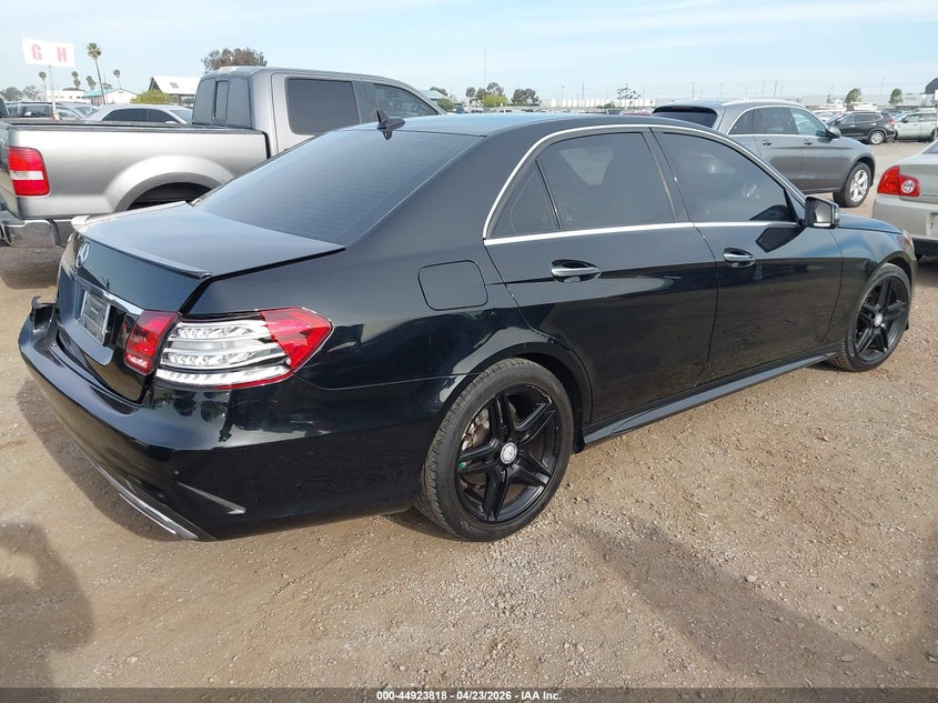 2014 Mercedes-benz E-klasse VIN WDDHF5KB6EA925337 IAAI salvage auction — LEFT REAR, Salvage Title, sold $3,175 on 2026-07-13 (photo 4)