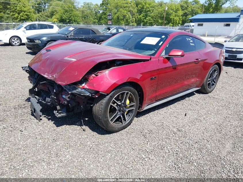 2018 Ford Mustang VIN 1FA6P8CF3J5125752 IAAI salvage auction — FRONT END, Salvage (South Carolina), sold $5,300 on 2026-07-09 (photo 2)