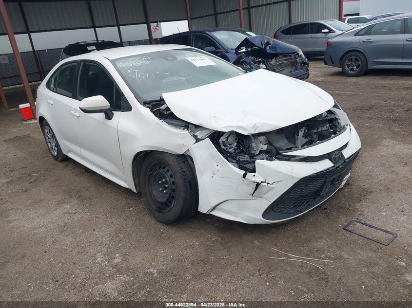 2021 Toyota Corolla VIN 5YFEPMAEXMP266348 IAAI salvage auction — FRONT END, Original (Texas), sold $4,500 on 2026-07-14 (photo 1)