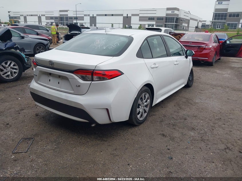 2021 Toyota Corolla VIN 5YFEPMAEXMP266348 IAAI salvage auction — FRONT END, Original (Texas), sold $4,500 on 2026-07-14 (photo 4)