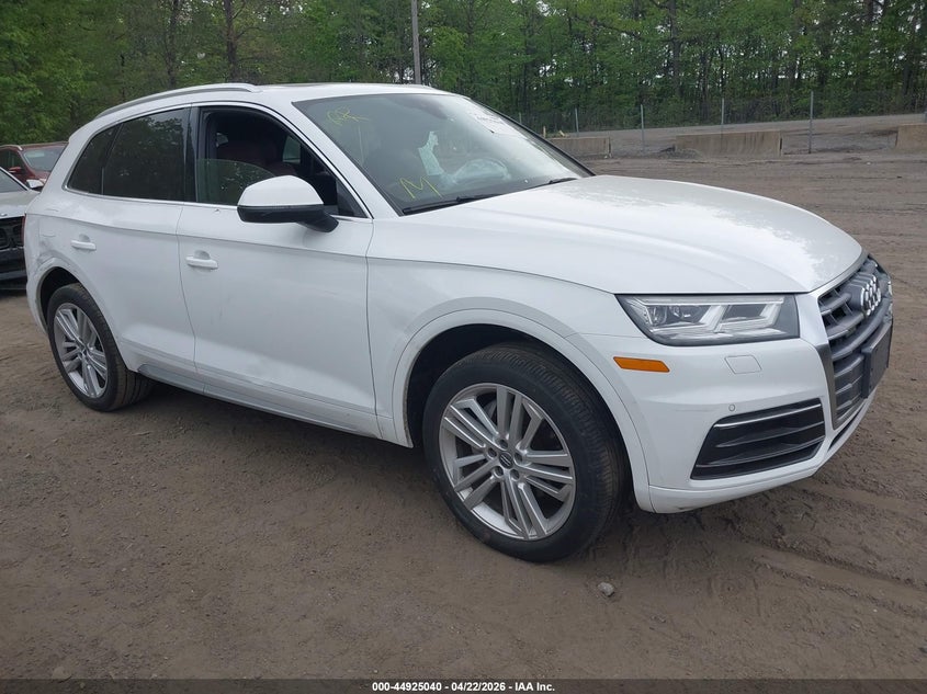 2018 Audi Q5 VIN WA1BNAFY4J2100650 IAAI salvage auction — LEFT & RIGHT, Salvage - Greater Than 75% (Maryland), sold $3,050 on 2026-07-29 (photo 1)