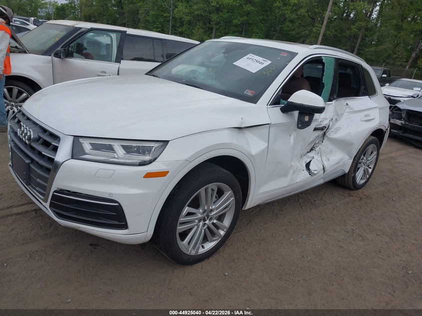 2018 Audi Q5 VIN WA1BNAFY4J2100650 IAAI salvage auction — LEFT & RIGHT, Salvage - Greater Than 75% (Maryland), sold $3,050 on 2026-07-29 (photo 2)