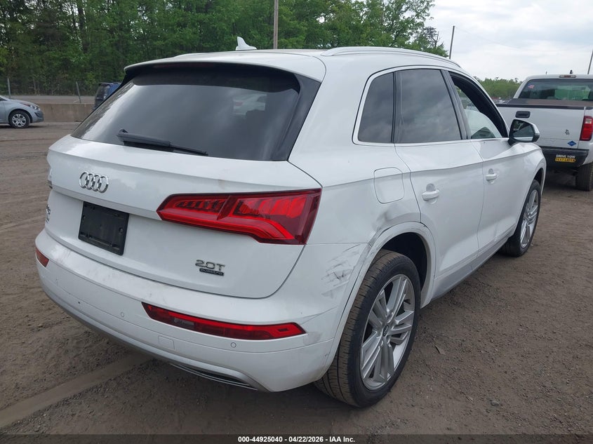 2018 Audi Q5 VIN WA1BNAFY4J2100650 IAAI salvage auction — LEFT & RIGHT, Salvage - Greater Than 75% (Maryland), sold $3,050 on 2026-07-29 (photo 4)