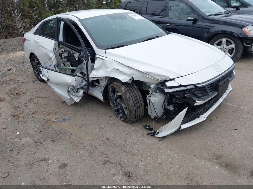 2025 Hyundai Elantra VIN KMHLM4DG7SU884994 IAAI salvage auction — SUSPENSION, Salvage (Rhode Island), sold $4,500 on 2026-07-28 (photo 1)