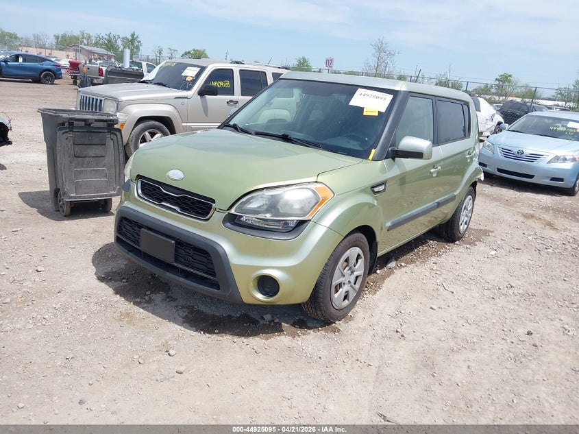 2013 Kia Soul VIN KNDJT2A57D7612372 IAAI salvage auction — REAR END, Salvage - Dealer Only (Ohio), sold $875 on 2026-07-16 (photo 2)