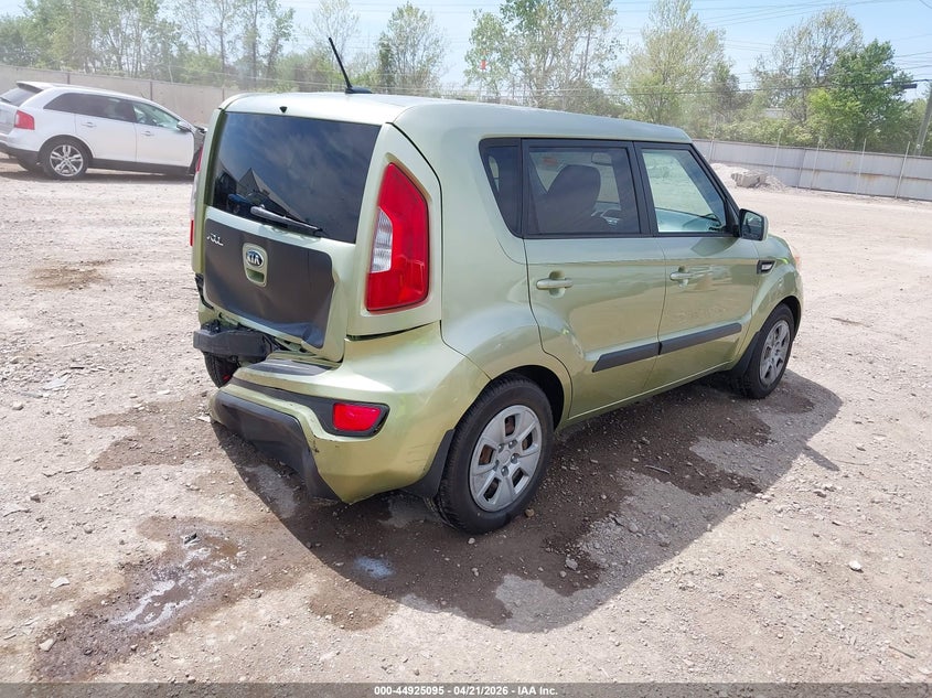 2013 Kia Soul VIN KNDJT2A57D7612372 IAAI salvage auction — REAR END, Salvage - Dealer Only (Ohio), sold $875 on 2026-07-16 (photo 4)