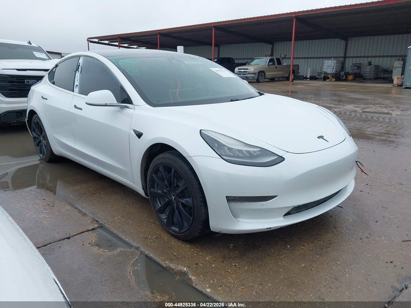 2019 Tesla Model 3 VIN 5YJ3E1EA3KF311898 IAAI salvage auction — REAR END, Salvage Title, sold $5,200 on 2026-07-23 (photo 1)