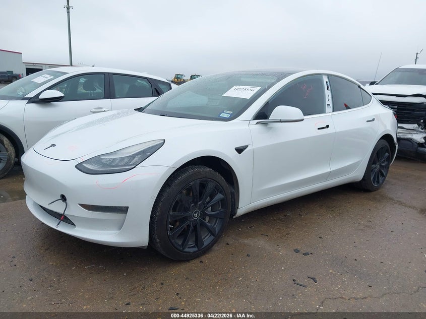 2019 Tesla Model 3 VIN 5YJ3E1EA3KF311898 IAAI salvage auction — REAR END, Salvage Title, sold $5,200 on 2026-07-23 (photo 2)