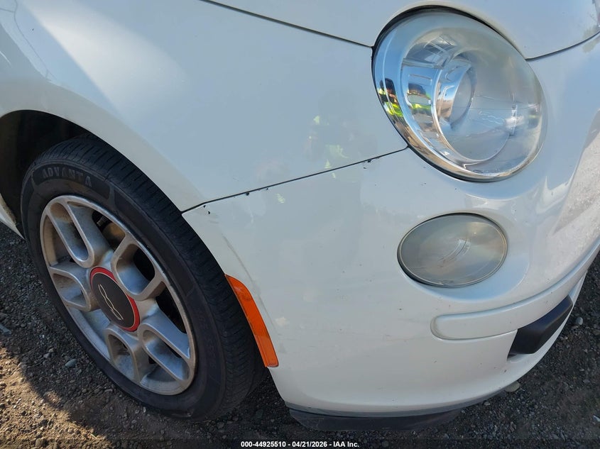 2013 Fiat 500 VIN 3C3CFFAR9DT528743 IAAI salvage auction — NORMAL WEAR, Original (Ohio), sold $550 on 2026-07-09 (photo 6)