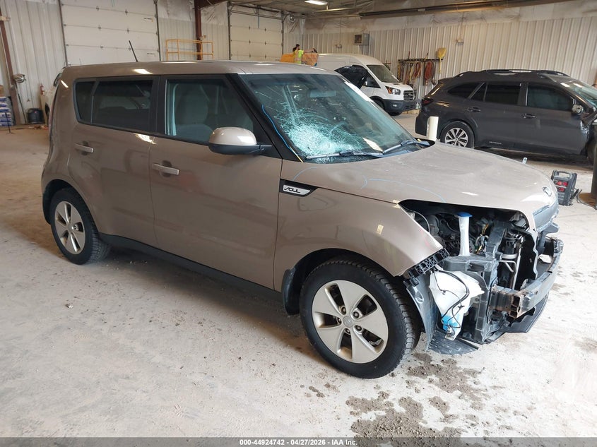 2015 Kia Soul VIN KNDJN2A26F7137459 IAAI salvage auction — FRONT END, Salvage Title, sold $1,150 on 2026-07-07 (photo 1)