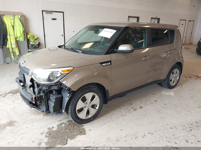 2015 Kia Soul VIN KNDJN2A26F7137459 IAAI salvage auction — FRONT END, Salvage Title, sold $1,150 on 2026-07-07 (photo 2)