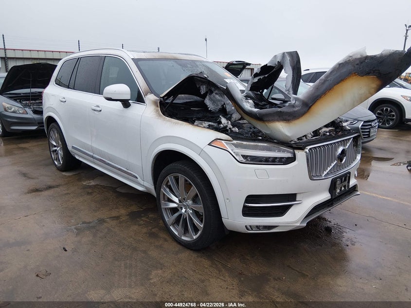 2016 Volvo Xc90 VIN YV4A22PL3G1024305 IAAI salvage auction — ENGINE BURN, Original (Texas), sold $1,050 on 2026-08-18 (photo 1)