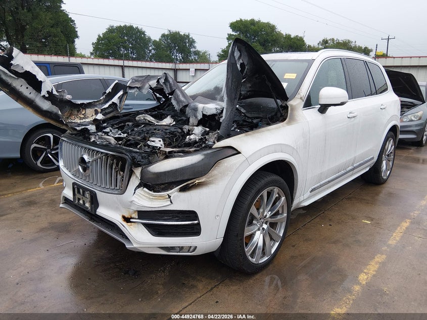 2016 Volvo Xc90 VIN YV4A22PL3G1024305 IAAI salvage auction — ENGINE BURN, Original (Texas), sold $1,050 on 2026-08-18 (photo 2)