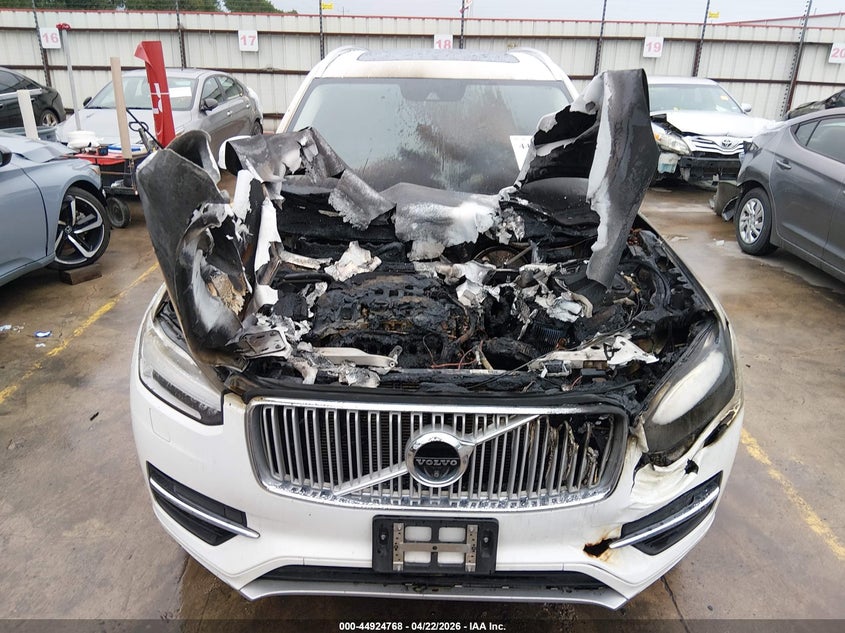 2016 Volvo Xc90 VIN YV4A22PL3G1024305 IAAI salvage auction — ENGINE BURN, Original (Texas), sold $1,050 on 2026-08-18 (photo 6)