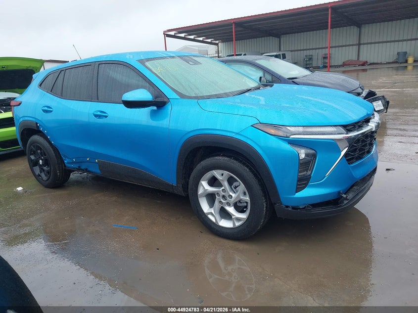 2026 Chevrolet Trax VIN KL77LFEP1TC043440 IAAI salvage auction — LEFT REAR, Original (Texas), sold $6,000 on 2026-07-14 (photo 1)