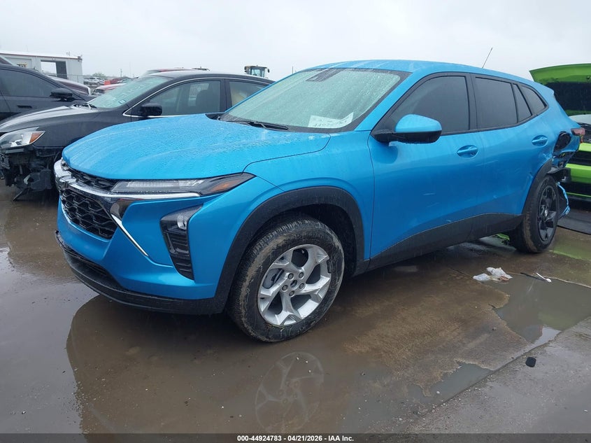 2026 Chevrolet Trax VIN KL77LFEP1TC043440 IAAI salvage auction — LEFT REAR, Original (Texas), sold $6,000 on 2026-07-14 (photo 2)