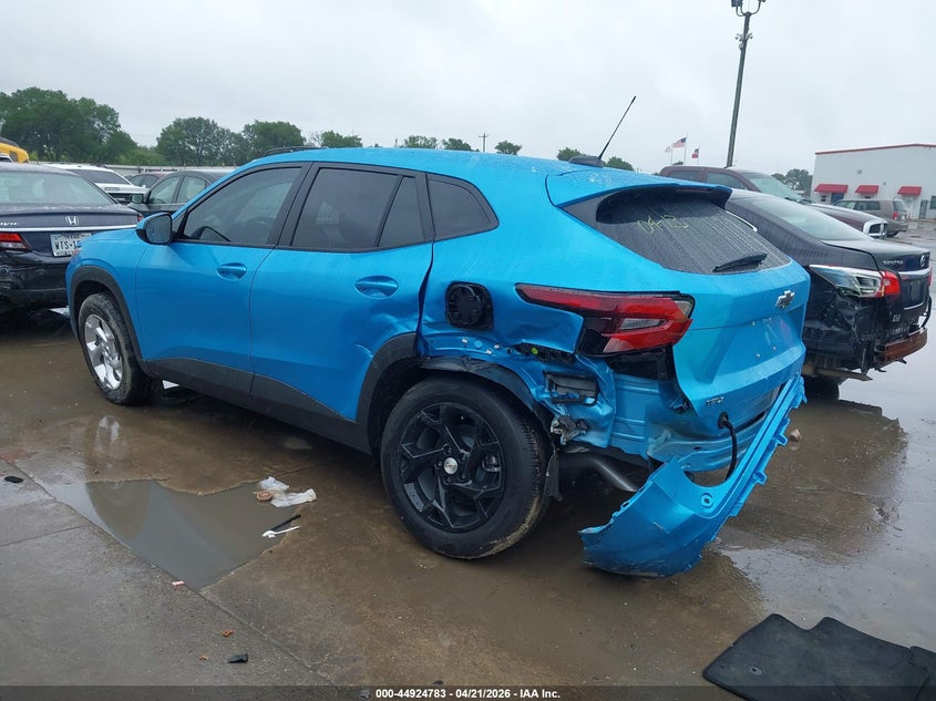 2026 Chevrolet Trax VIN KL77LFEP1TC043440 IAAI salvage auction — LEFT REAR, Original (Texas), sold $6,000 on 2026-07-14 (photo 3)