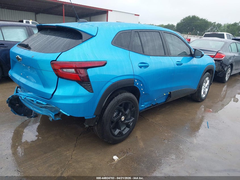 2026 Chevrolet Trax VIN KL77LFEP1TC043440 IAAI salvage auction — LEFT REAR, Original (Texas), sold $6,000 on 2026-07-14 (photo 4)