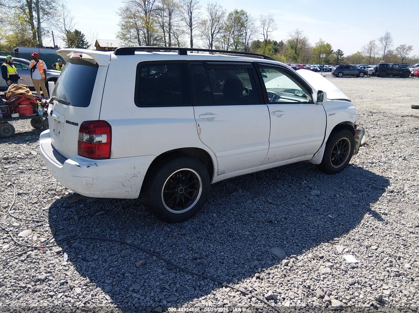2004 Toyota Highlander VIN JTEEP21A340017221 IAAI salvage auction — FRONT END, Salvage (West Virginia), sold $200 on 2026-07-08 (photo 4)