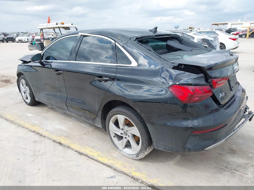 2022 Audi A3 VIN WAUAUDGY8NA073921 IAAI salvage auction — FRONT & REAR, Salvage (Texas), sold $1,000 on 2026-07-20 (photo 3)