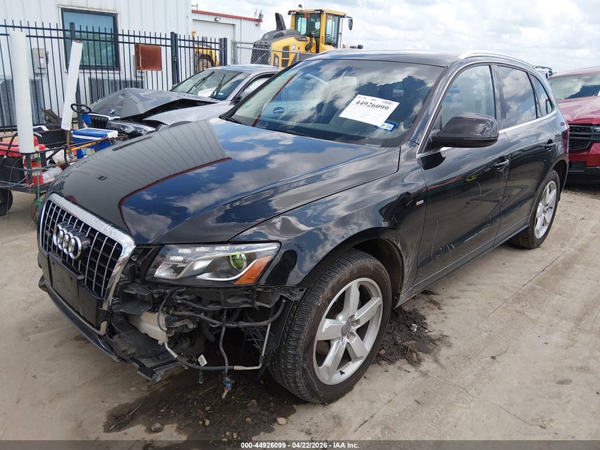 2012 Audi Q5 VIN WA1DKAFP3CA100625 IAAI salvage auction — LEFT FRONT, Original (Texas), sold $1,850 on 2026-07-21 (photo 2)