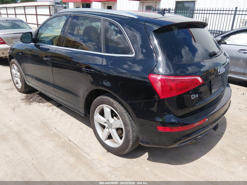 2012 Audi Q5 VIN WA1DKAFP3CA100625 IAAI salvage auction — LEFT FRONT, Original (Texas), sold $1,850 on 2026-07-21 (photo 3)