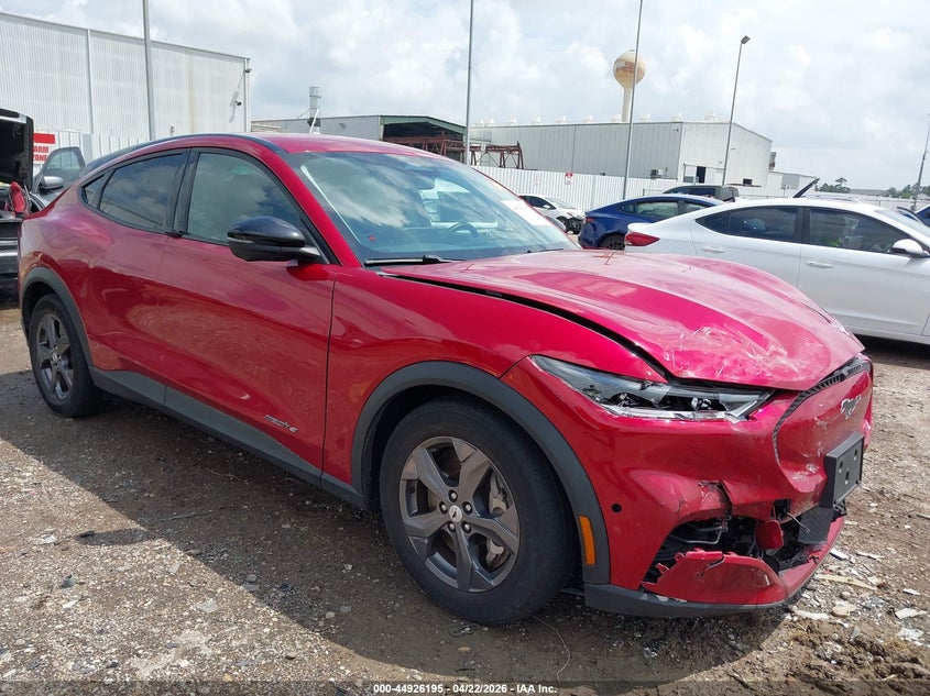 2023 Ford Mustang mach-e VIN 3FMTK1RM3PMA41647 IAAI salvage auction — FRONT & REAR, Salvage (Texas), sold $7,400 on 2026-08-24 (photo 1)