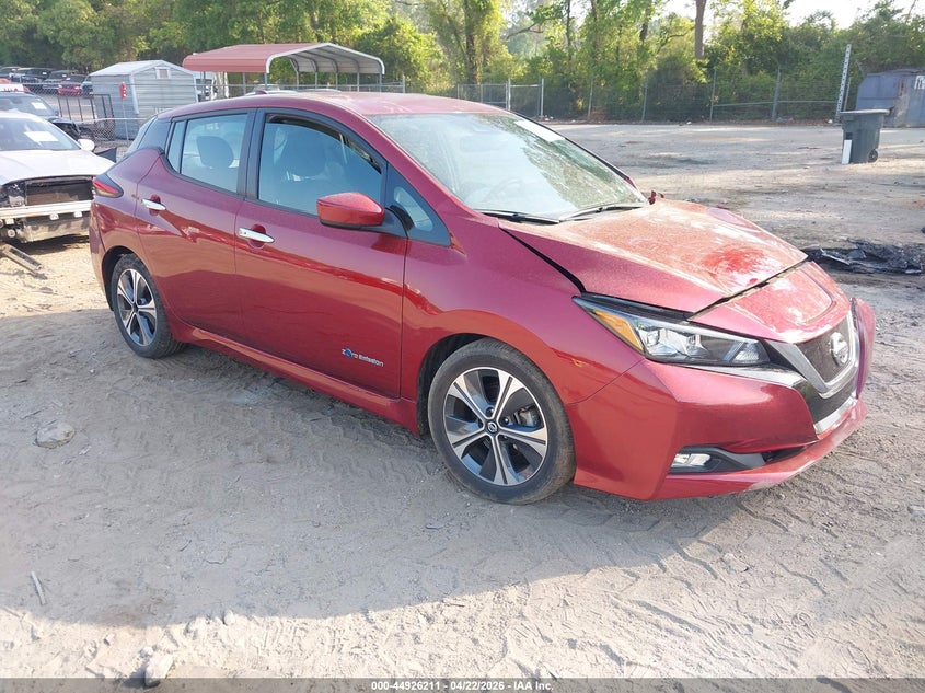2019 Nissan Leaf VIN 1N4AZ1CP3KC300650 IAAI salvage auction — LEFT FRONT, Salvage (Georgia), sold $2,950 on 2026-07-09 (photo 1)