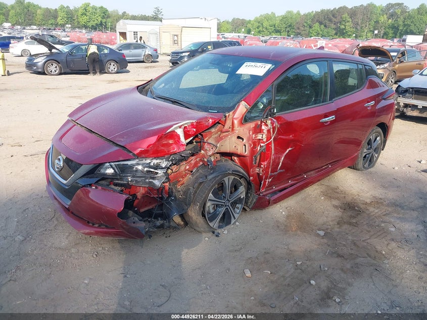 2019 Nissan Leaf VIN 1N4AZ1CP3KC300650 IAAI salvage auction — LEFT FRONT, Salvage (Georgia), sold $2,950 on 2026-07-09 (photo 2)