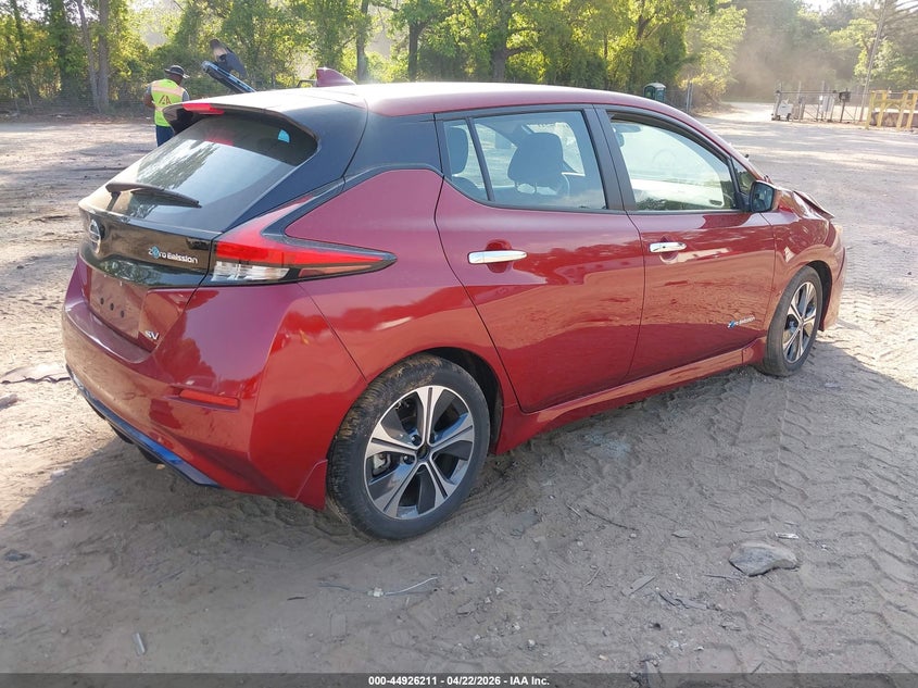 2019 Nissan Leaf VIN 1N4AZ1CP3KC300650 IAAI salvage auction — LEFT FRONT, Salvage (Georgia), sold $2,950 on 2026-07-09 (photo 4)