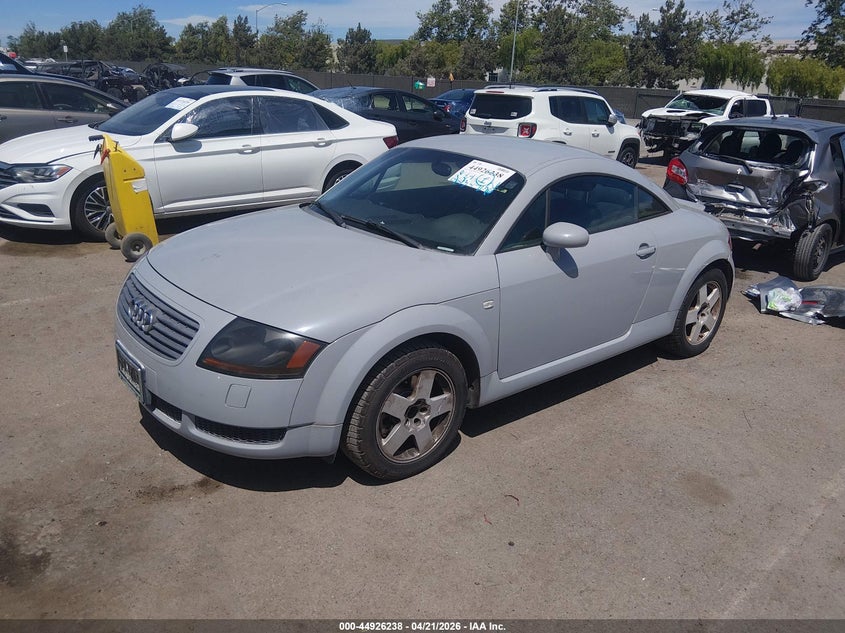 2001 Audi Tt VIN TRUSX28N011033257 IAAI salvage auction — REAR END, Salvage (California), sold $925 on 2026-07-06 (photo 2)