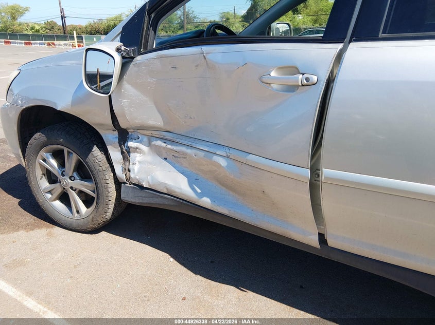 2006 Lexus Rx VIN JTJHW31U860003528 IAAI salvage auction — SIDE, Salvage (Hawaii), sold $100 on 2026-07-28 (photo 9)