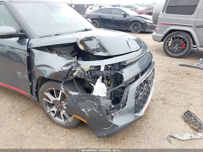 2020 Kia Soul VIN KNDJ53AF2L7009451 IAAI salvage auction — RIGHT FRONT, Original (Texas), sold $3,500 on 2026-07-07 (photo 6)