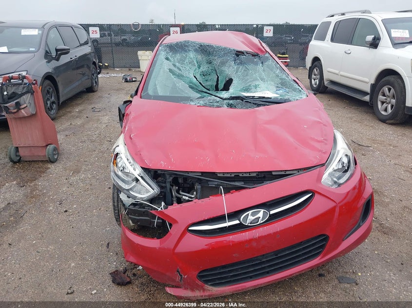 2017 Hyundai Accent VIN KMHCT4AE5HU346678 IAAI salvage auction — ROLLOVER, Salvage (Texas), sold $375 on 2026-07-21 (photo 6)