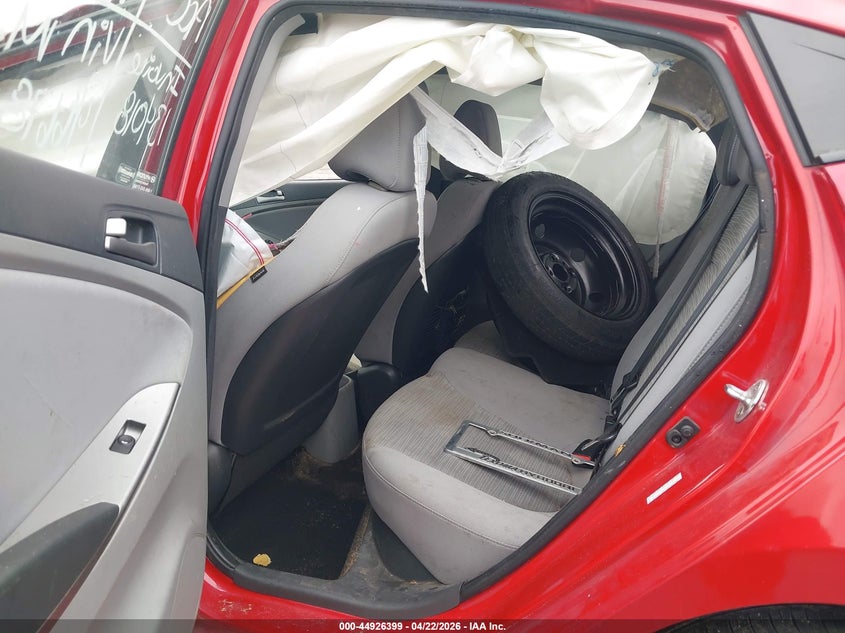 2017 Hyundai Accent VIN KMHCT4AE5HU346678 IAAI salvage auction — ROLLOVER, Salvage (Texas), sold $375 on 2026-07-21 (photo 8)