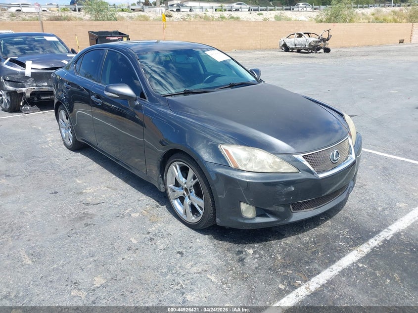2009 Lexus Is 250 VIN JTHBK262X92089650 IAAI salvage auction — LEFT FRONT, Salvage (California), sold $975 on 2026-07-15 (photo 1)
