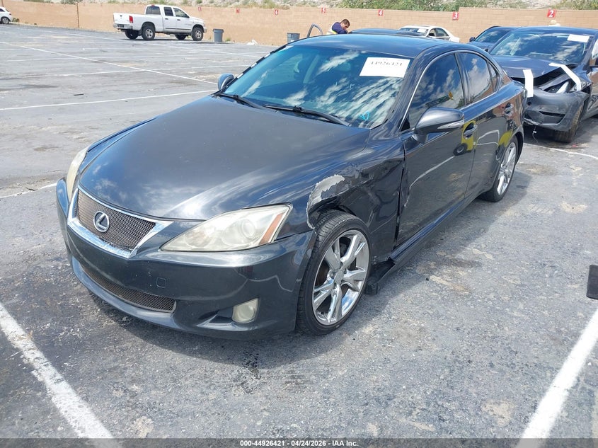 2009 Lexus Is 250 VIN JTHBK262X92089650 IAAI salvage auction — LEFT FRONT, Salvage (California), sold $975 on 2026-07-15 (photo 2)