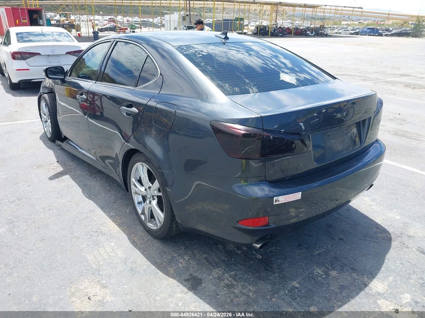 2009 Lexus Is 250 VIN JTHBK262X92089650 IAAI salvage auction — LEFT FRONT, Salvage (California), sold $975 on 2026-07-15 (photo 3)